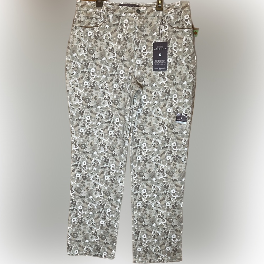 Gloria Vanderbilt Jeans Light Fern Petal 14 short - Picture 2 of 6